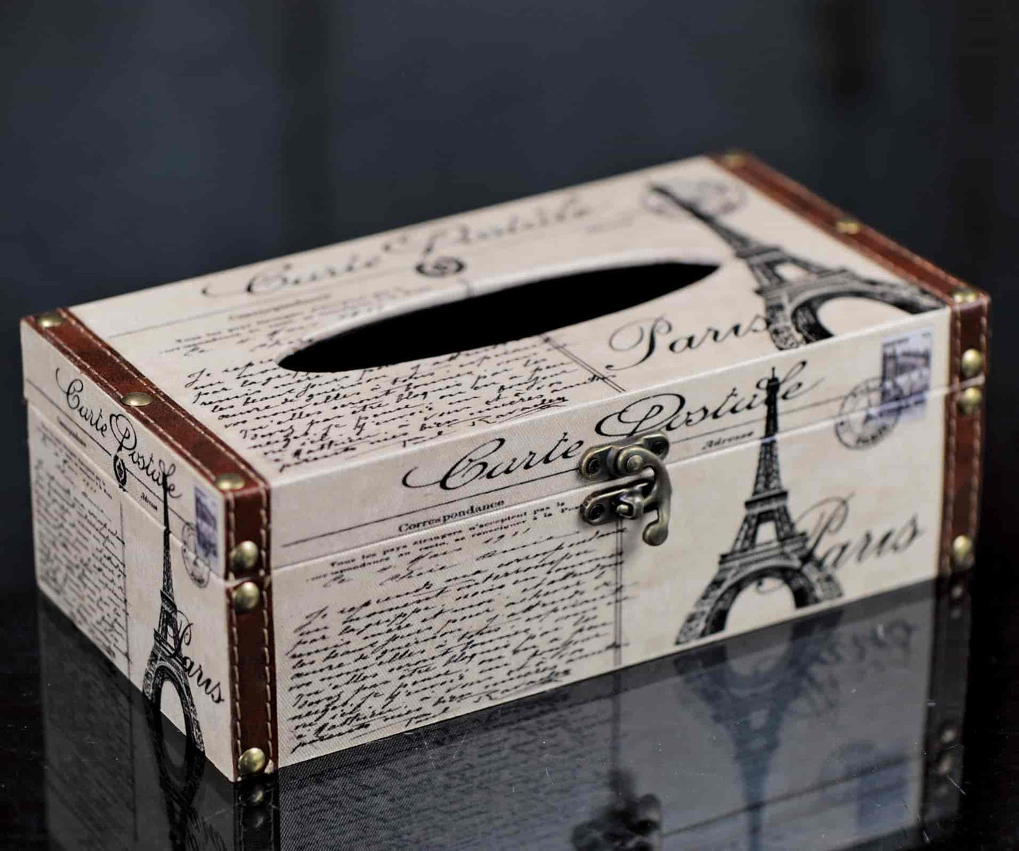 Boite à mouchoirs design tour Eiffel