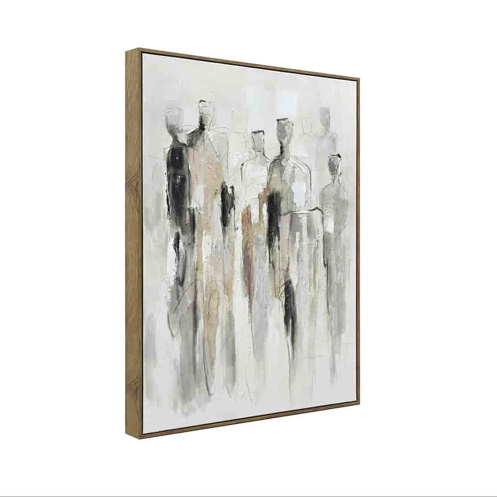Toile personnages abstraits