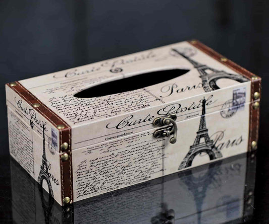 Boite à mouchoirs design tour Eiffel