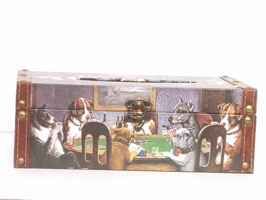 Boite à mouchoirs design chiens